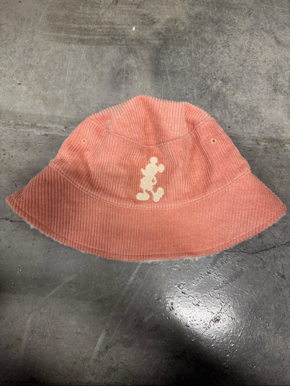 Disney Coral Corduroy Bucket Hat with